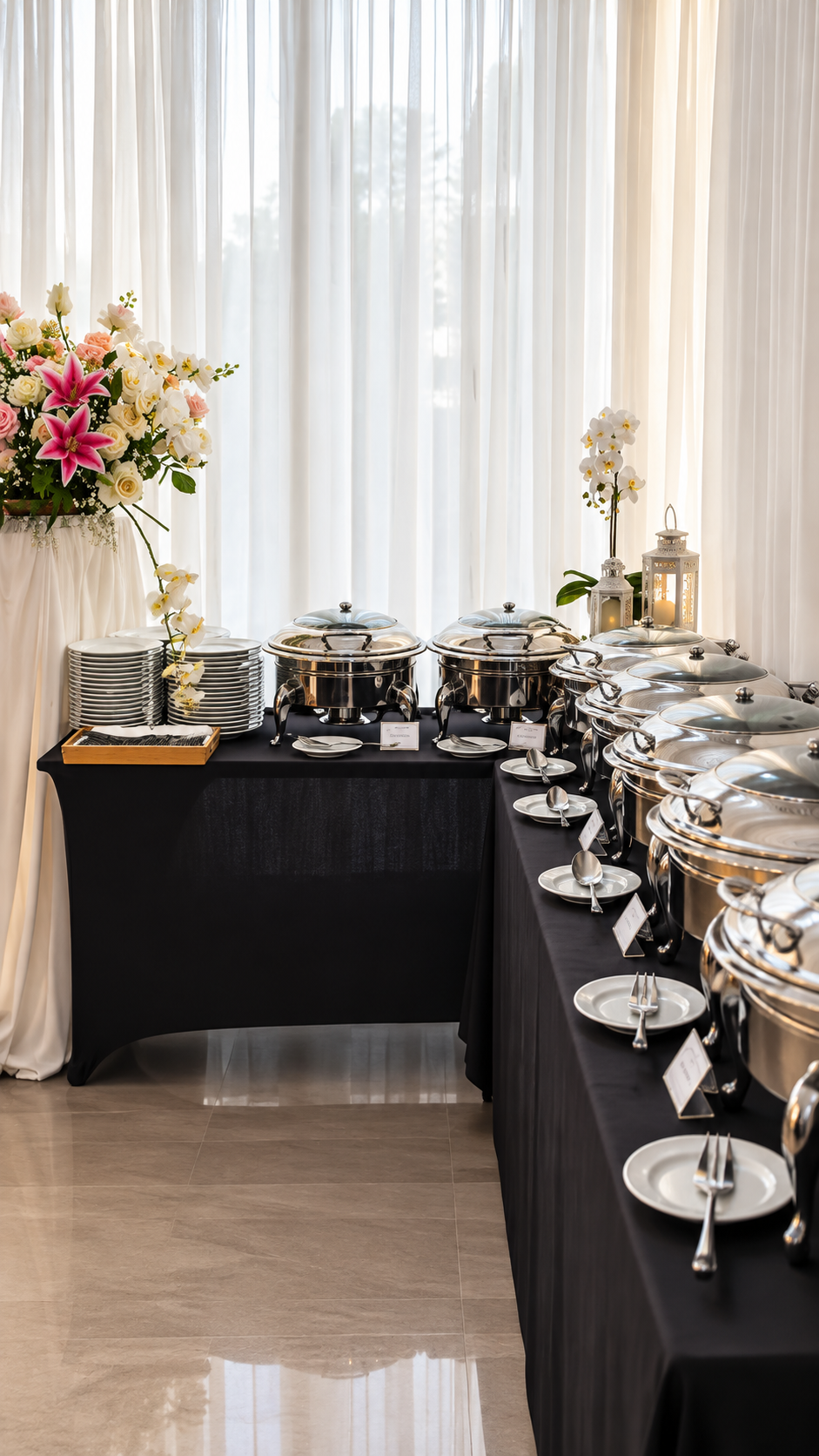 Buffet catering selection