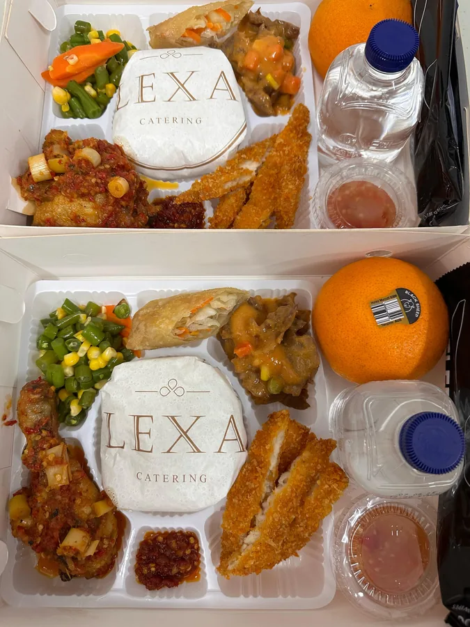 Meal box catering selection